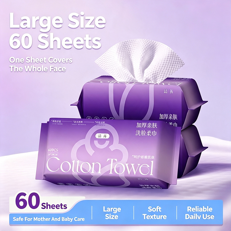 Cleanser Face - 1Pack Disposable Face Towels Thick Face