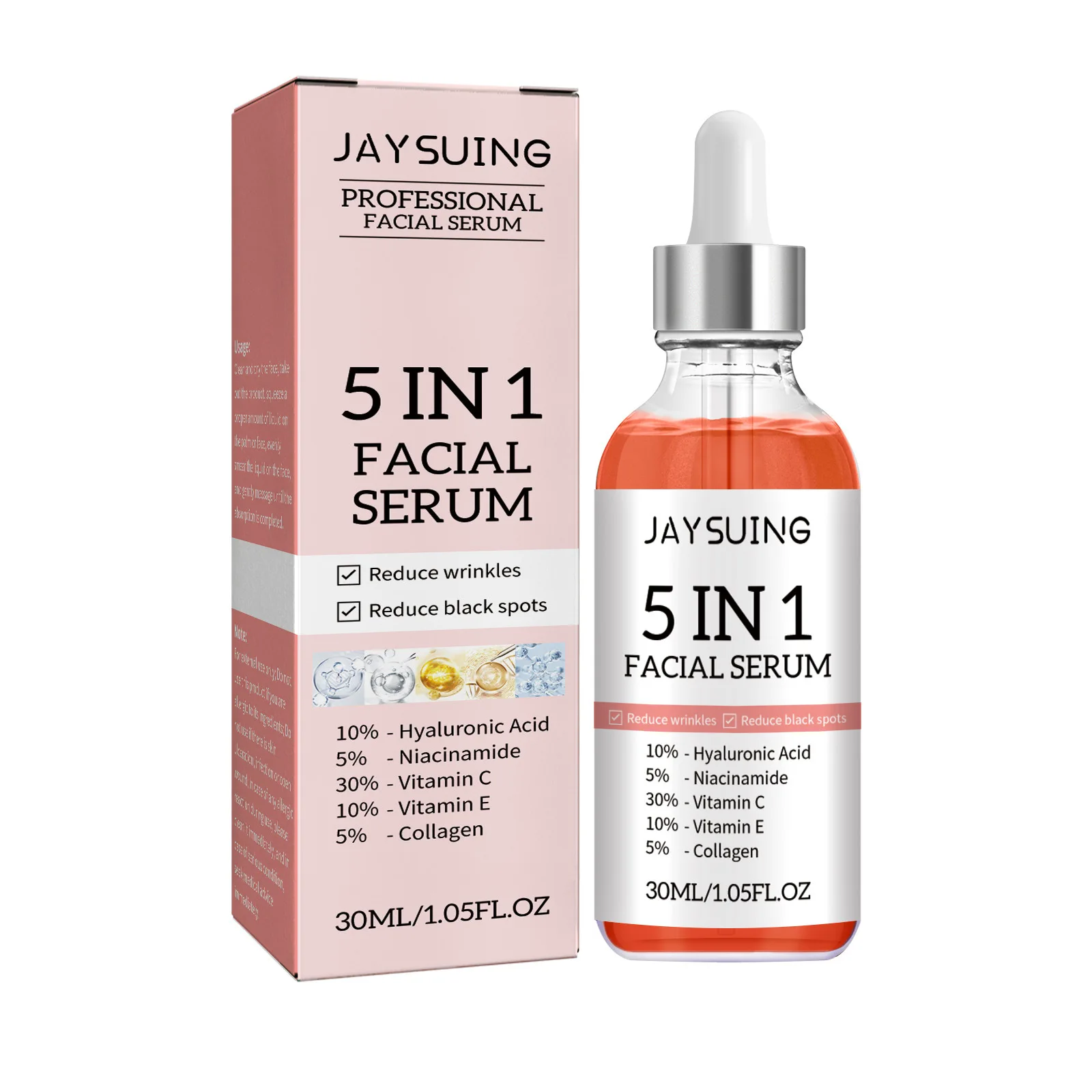 5 In 1 Moisturizing Facial Ser - Vitamin C Serum review and price