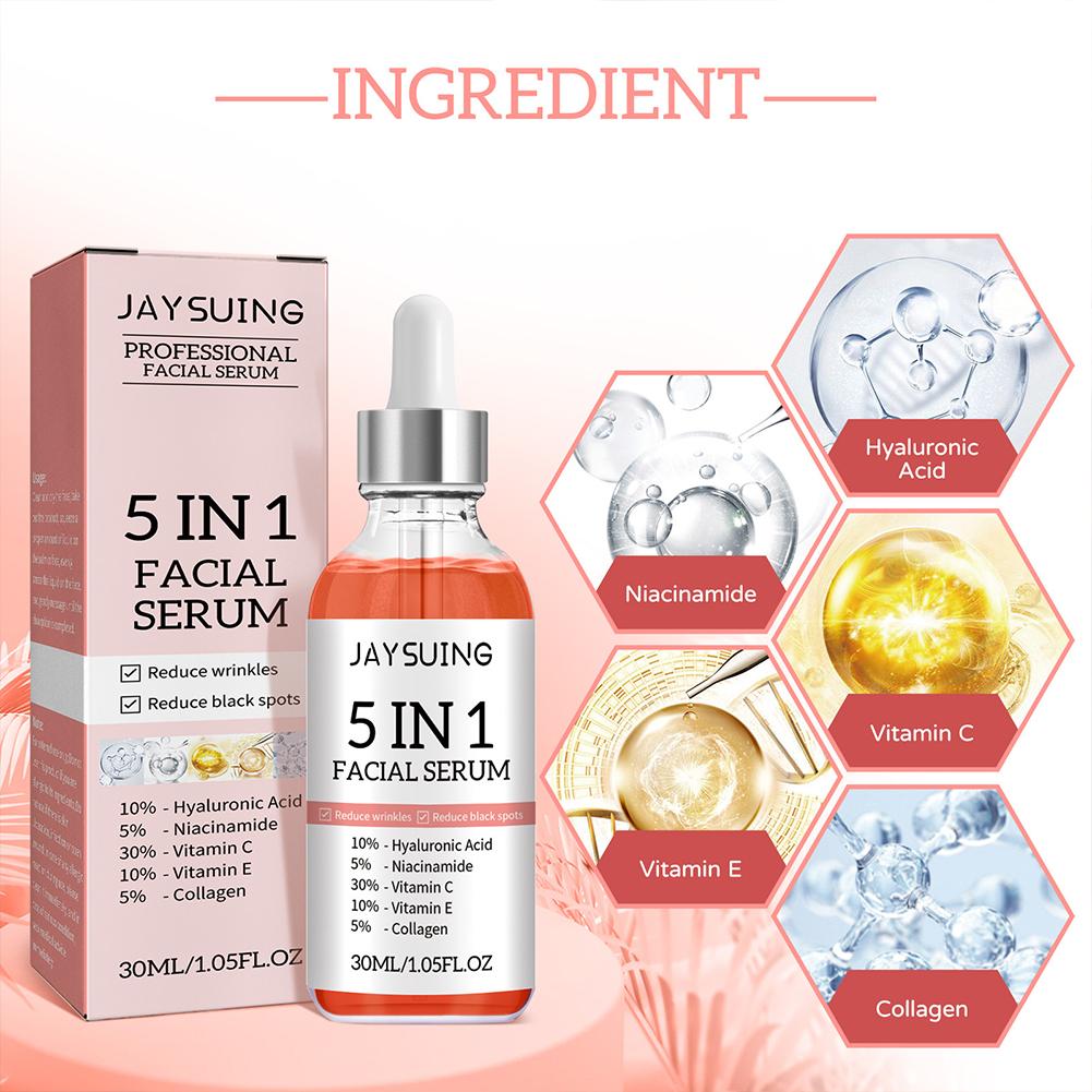 30ml Face Serum 5 In 1 Moistur - Vitamin C Serum review and price