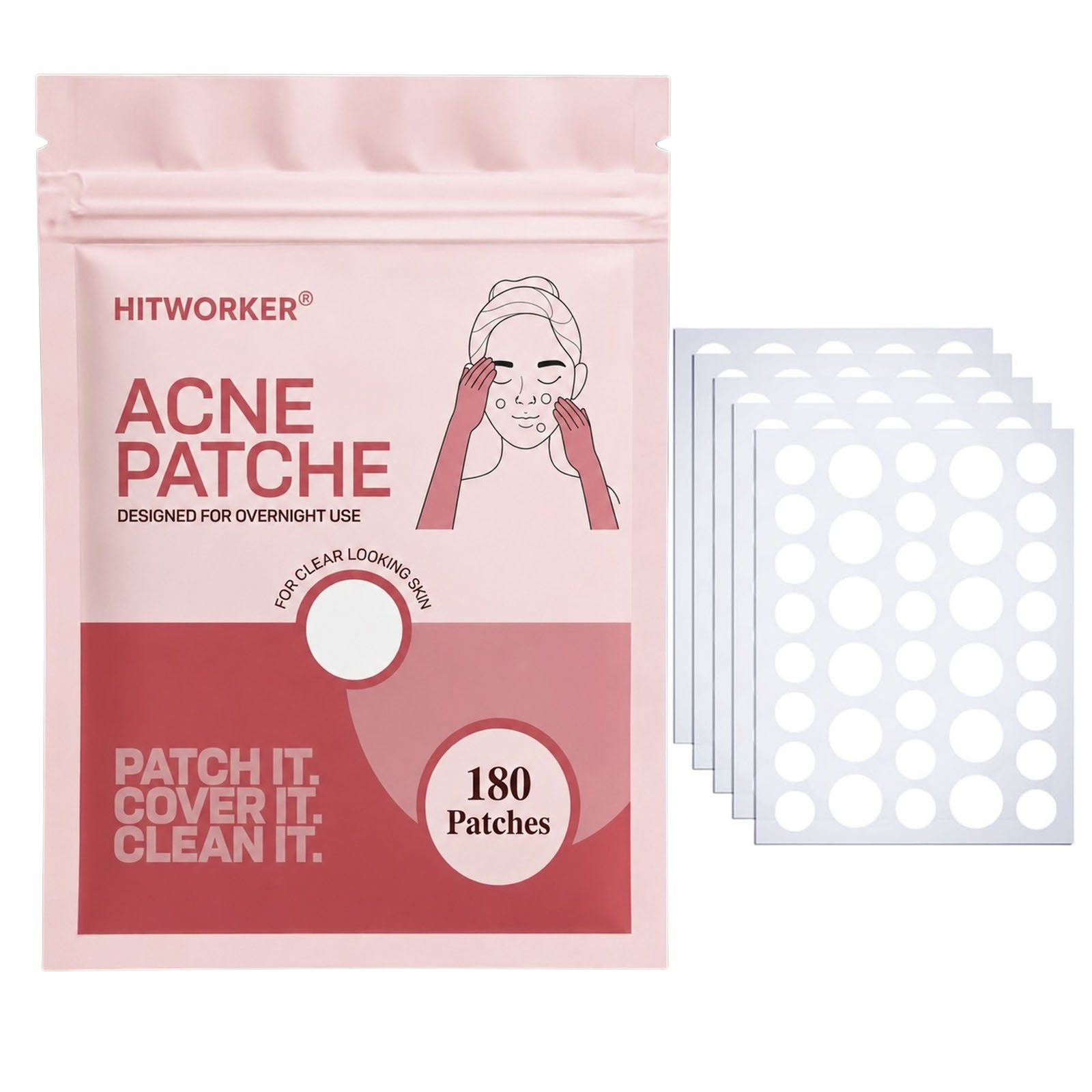 180PCS Hydrocolloid Pimple Pat - Face Oil review and price