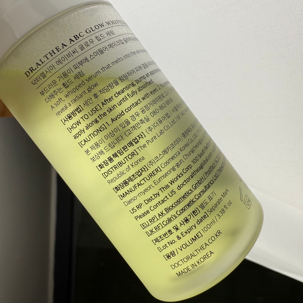 Dr.Althea ABC Glow Whipped Ser - Skincare Glowing review and price